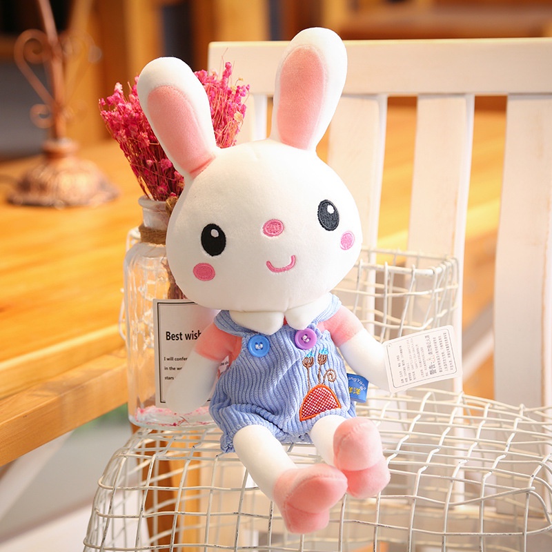 Thỏ Nhồi Bông Mặc Váy Dễ Thương Cho Bé