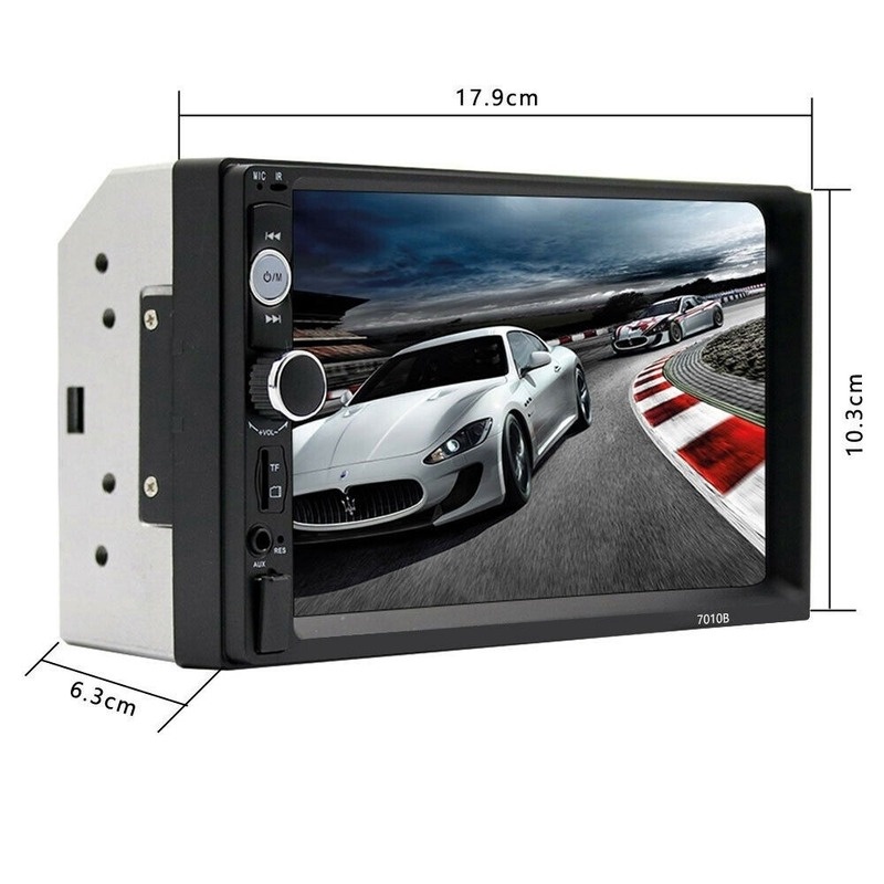 Máy Nghe Nhạc MP5 7010B Màn Hình Cảm Ứng HD MP5 7 Inch 2 Din Stereo HD Kết Nối Bluetooth USB FM Đa Phương Tiện Cho Xe Hơi