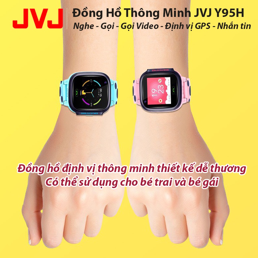 Đồng hồ thông minh trẻ em JVJ J95H 2022 nghe gọi 2 chiều, kháng nước, Định vị GPS+LBS -Bảo hành 12T