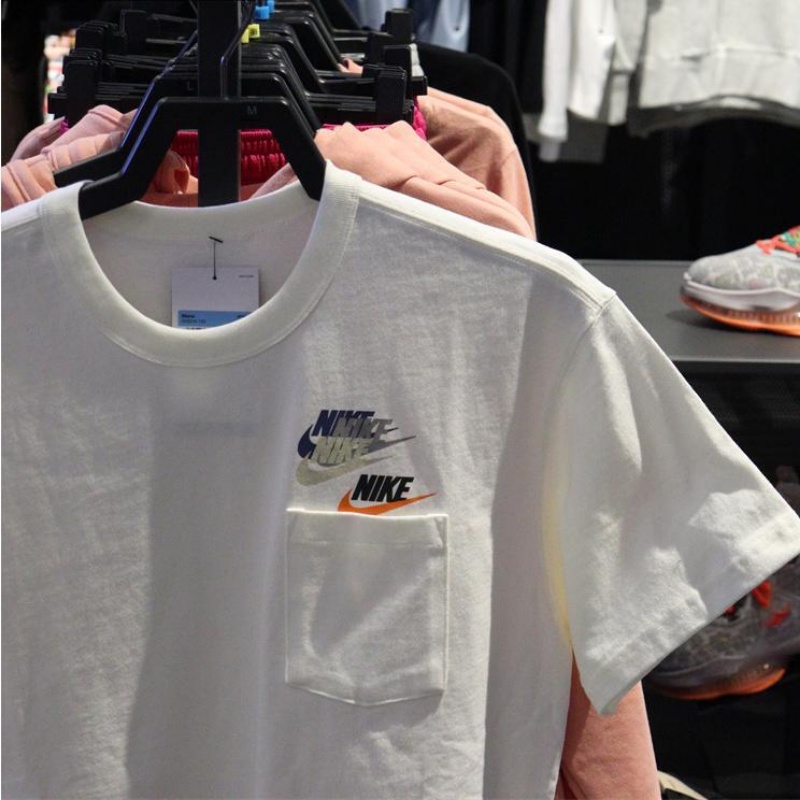 Áo Thun Thể Thao Nike 100% Nguyên Bản Tay Ngắn Phối Túi Thoải Mái Cho Nam