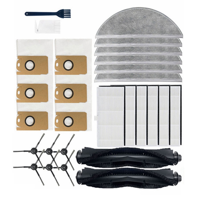 (Hàng có sẵn) Khuyến mãiBàn Chải Con Lăn Lọc Phụ Kiện Thay Thế Cho Xiaomi Mijia Lydsto R1 R1A Robot 