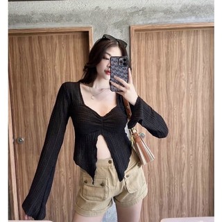 ÁO LEN REN CUP NGỰC XẺ TÀ NHỌN