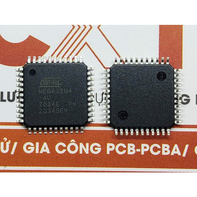 ATMEGA32U4-AU IC MCU 8BIT 32KB FLASH 44TQFP