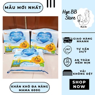 [HÀNG CHÍNH HÃNG] KHĂN VẢI KHÔ ĐA NĂNG MAMA (Bịch 600g)
