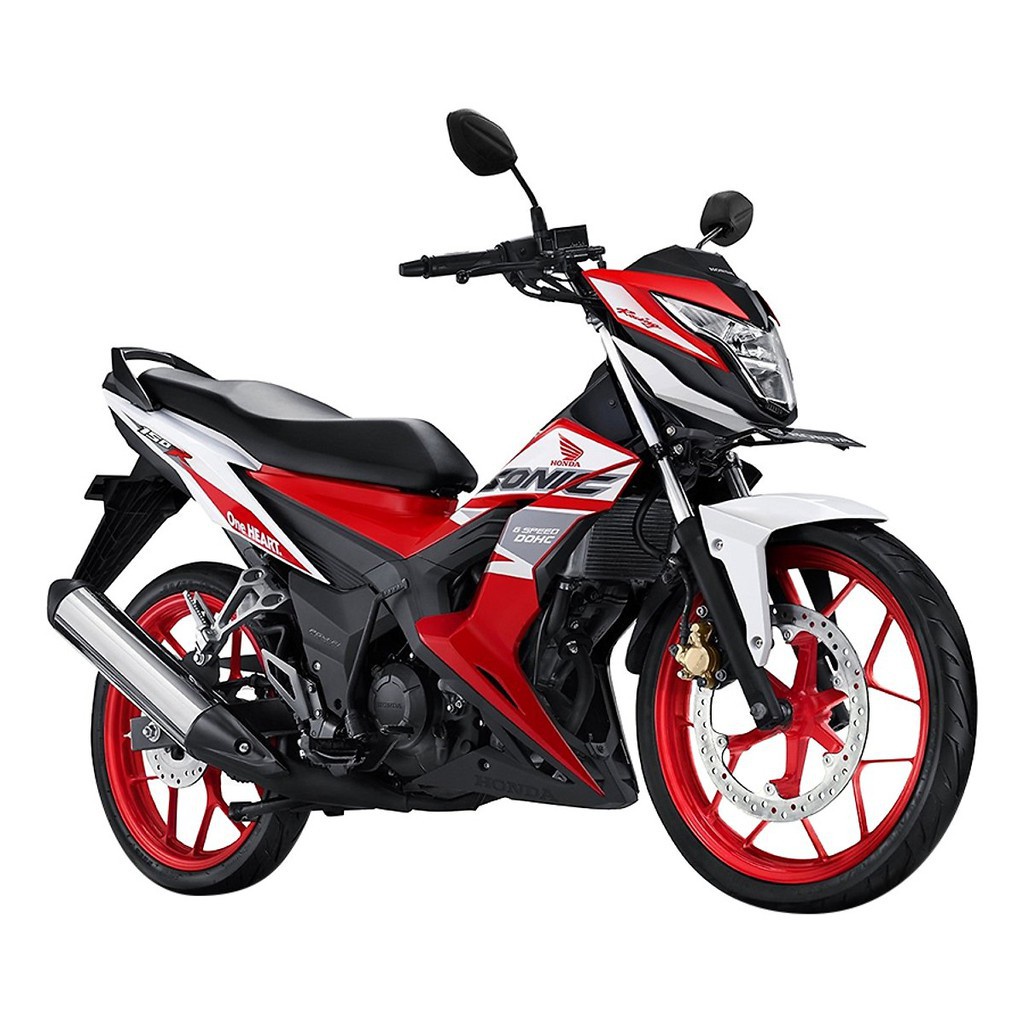 tem rời sonic zin trắng đỏ chất liệu mccal màng bóng