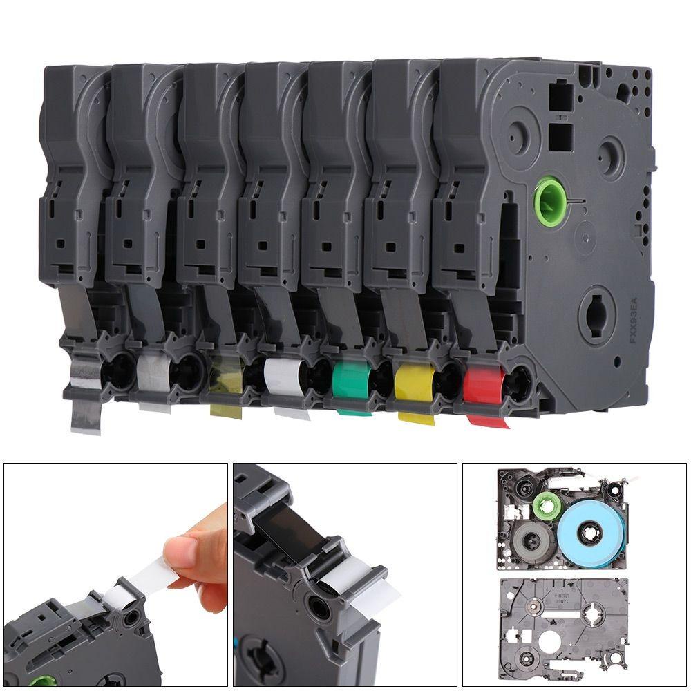 Cuộn Băng Keo SUENIN 12mm Màu Trắng Đen