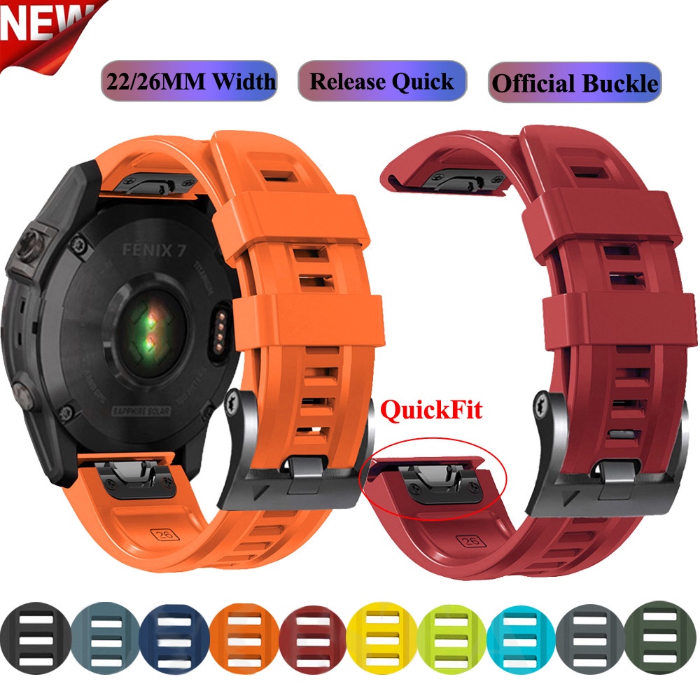 Dây Đeo Thay Thế 22mm 26mm Cho garmin approach s70 s60 s62 quaitx 7 7x 5 3