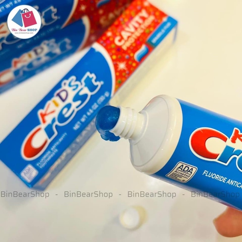 Kem Đánh Răng Cho Bé Crest Kid Cavity 130gr - Hàng Mỹ