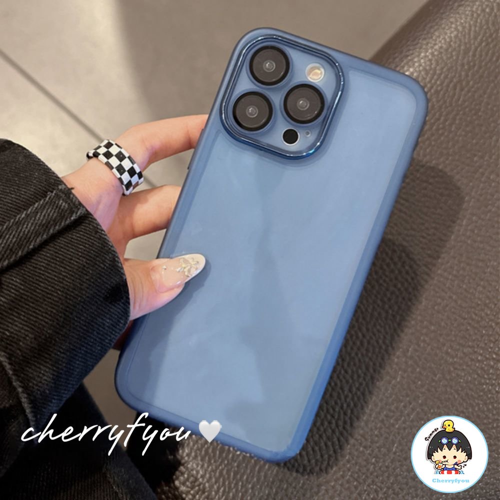 Ốp Điện Thoại TPU Mềm Chống Trầy Bảo Vệ Ống Kính Máy Ảnh Cho IPhone 11 12 13 14 Pro Max