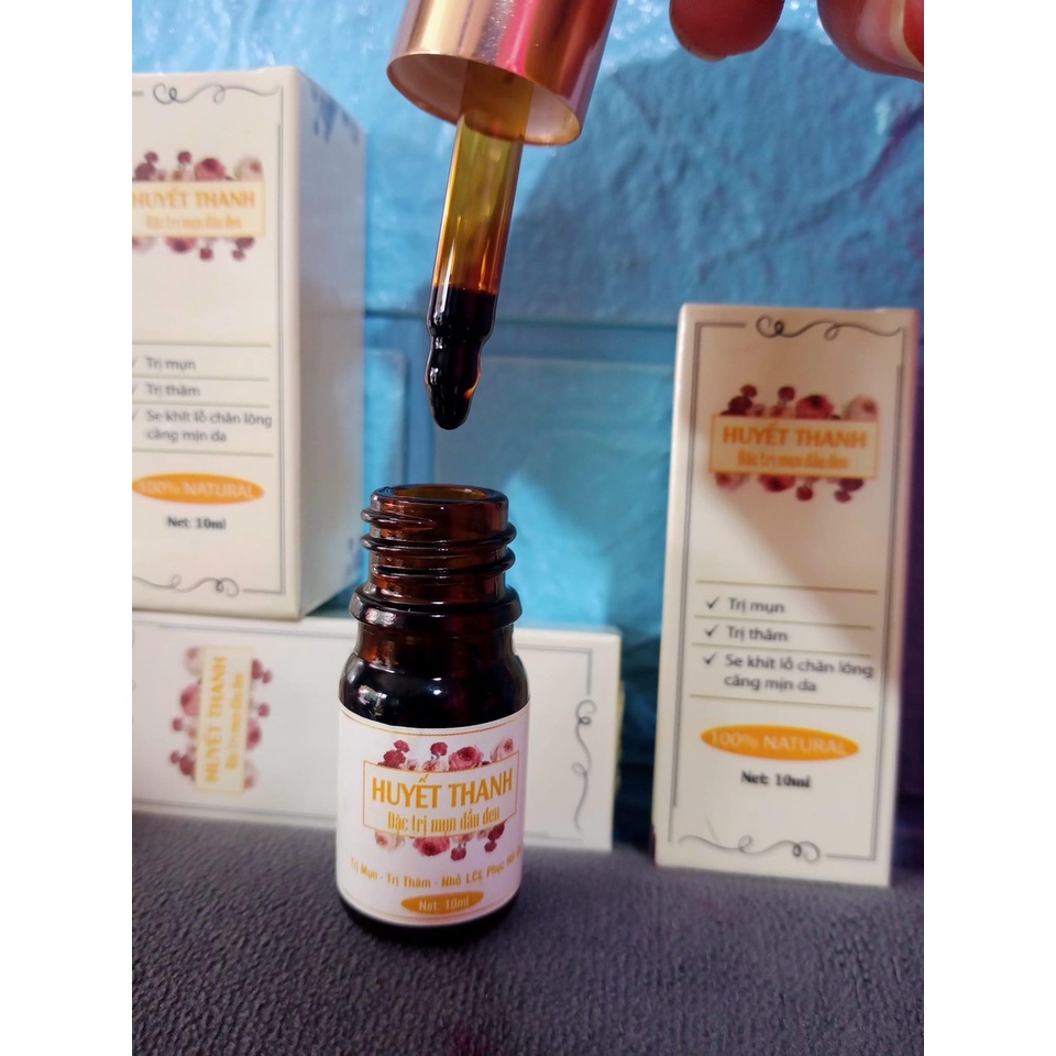 Huyết Thanh giải quyết vấn đề mụn cám, không bong tróc - 10ml