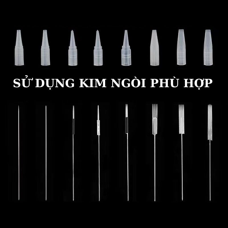 Combo 50 kim phổ thông đi môi mày mí hairstroke xăm mini tatto siêu bén