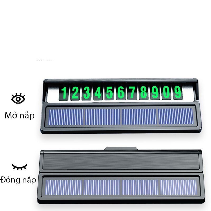 Bảng led ghi số điện thoại năng lượng mặt trời, số phát quang khi trời tối siêu tiện lợi. Bảng số đỗ xe ô tô