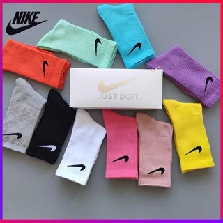 Tất thể thao nike nam nữ vớ thể thao nhiều màu thời trang