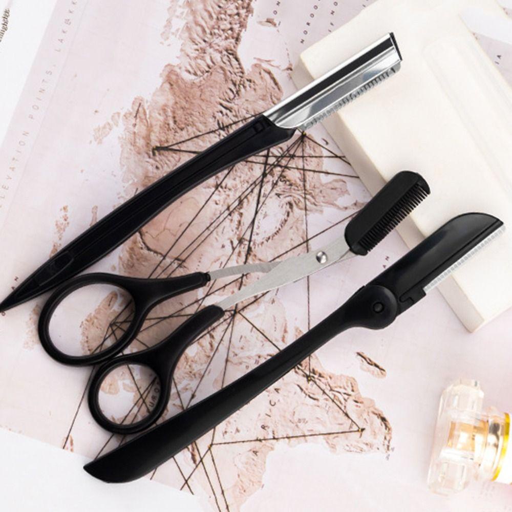 FALLFORBEAUTY Nhíp Tỉa Lông Mày / Lông Mi Giả Bằng Thép Không Gỉ Cho Nữ