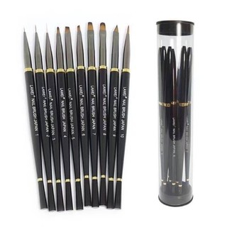 Set cọ vẽ nail, bộ cọ 10 cây lawei nhật bản - nail brush japan