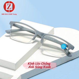 Kính viễn thị đọc sách có độ nửa gọng bản lề có lò xo đủ độ phù hợp mọi gương mặt 3 màu siêu đẹp mã H202