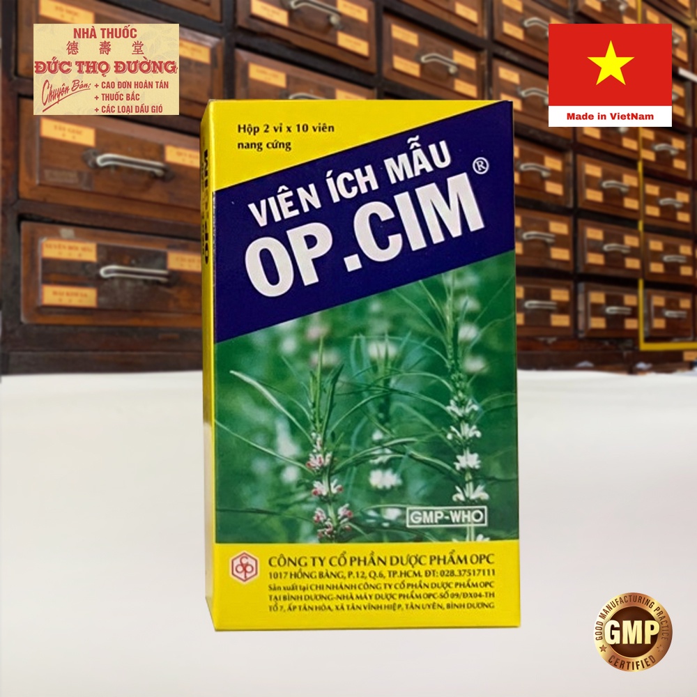 Viên Ích Mẫu OPC - hộp 20 viên và 50 viên