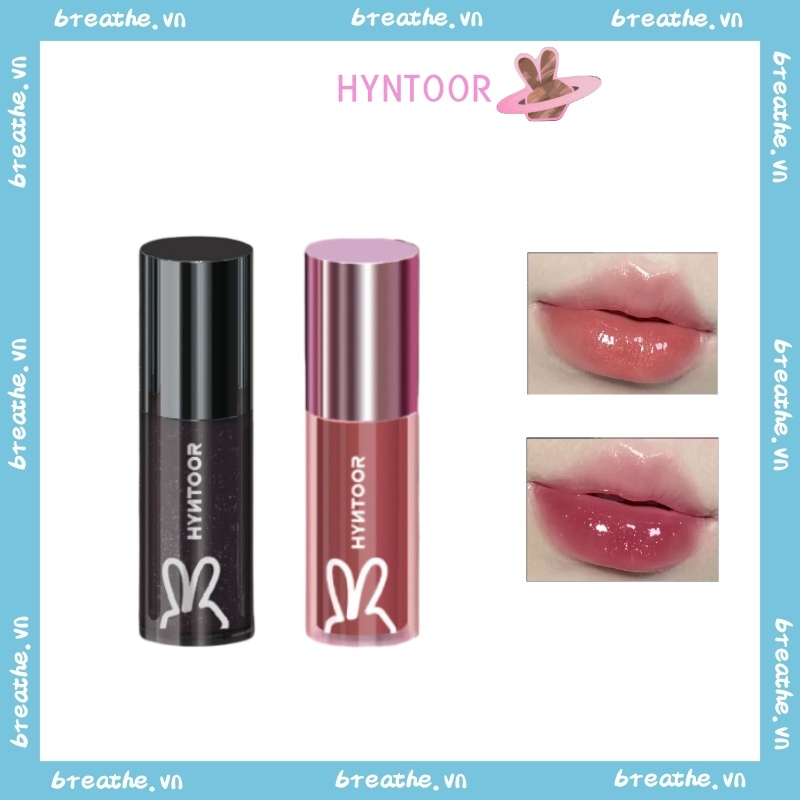 Son Bóng HYNTOOR thỏ đen thỏ hồng Dưỡng Ẩm Tẩy Tế Bào Chết Làm Sáng Màu Môi Chống Nhăn Hiệu Quả