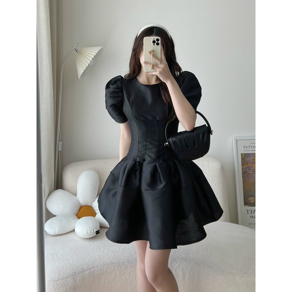 - Váy Tafta cao cấp  tiểu thư siêu sang chảnh  - GV01 - jannahouse