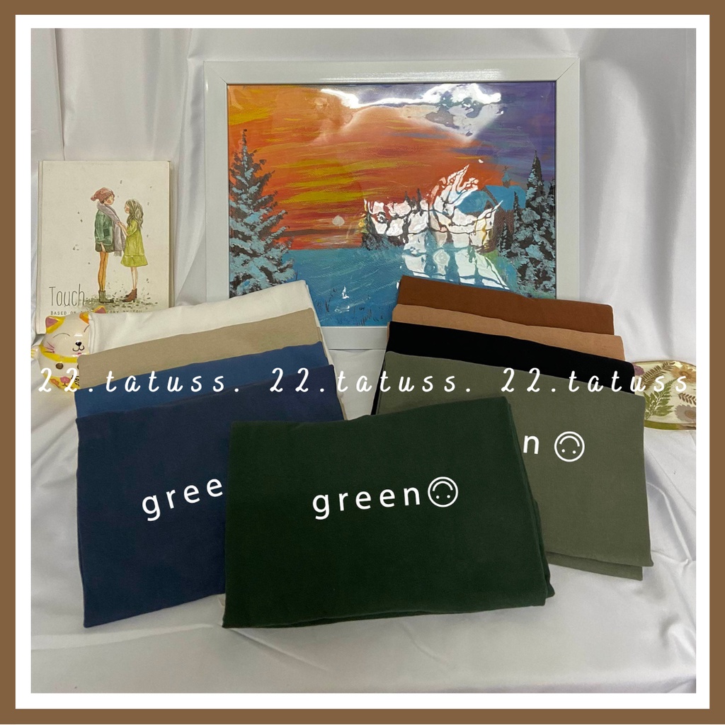 Áo thun cotton khô thoáng mát "GREEN"