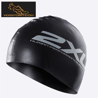 Mũ bơi 2xu silicone swim cap