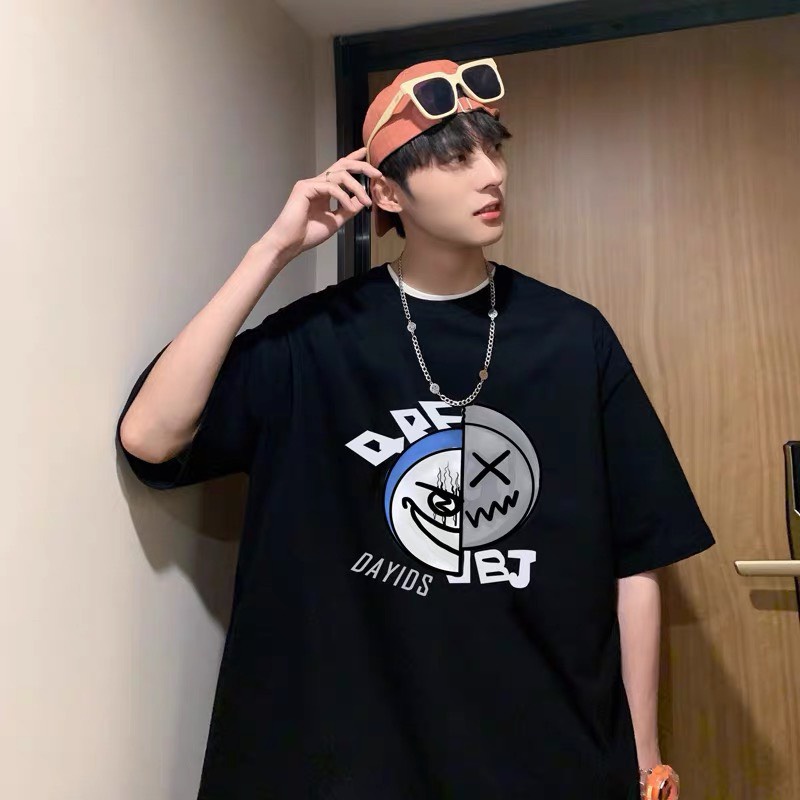 Áo thun nam nữ áo phông nam tay lỡ cổ tròn chất cotton co giãn 4 chiều hình Thời Trang Zenkocs3 MEN TOP 287