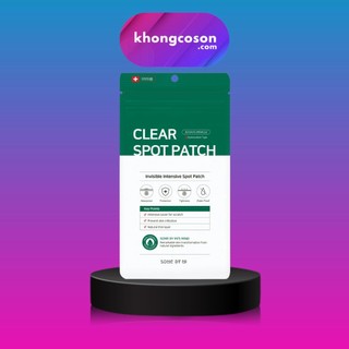 Miếng Dán Mụn Some By Mi Tự Nhiên Giảm Mụn Cấp Tốc Clear Spot Patch 18 miếng - Khongcoson