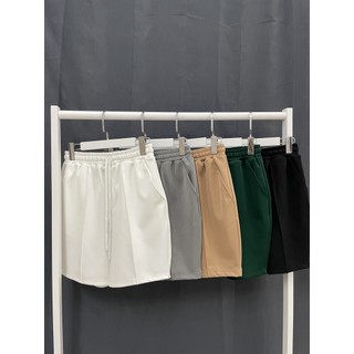 Quần short nam thun gân cotton cao cấp
