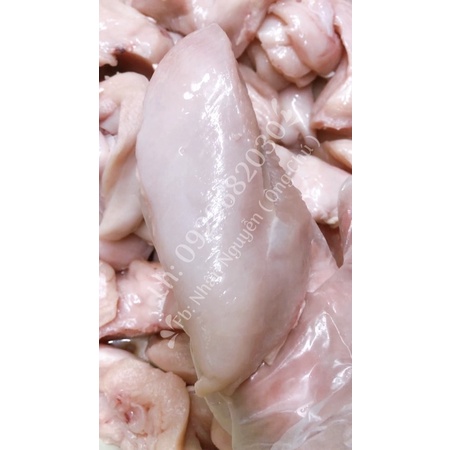 Ức gà - lườn gà - phile miếng ko da xương 1kg - file gà - thức ăn cho mèo -pate mèo-thức ăn chó mèo-mùnheo