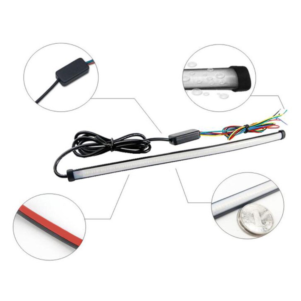 Dải Đèn Tín Hiệu DC12V Thay Thế Cho Xe Mô Tô