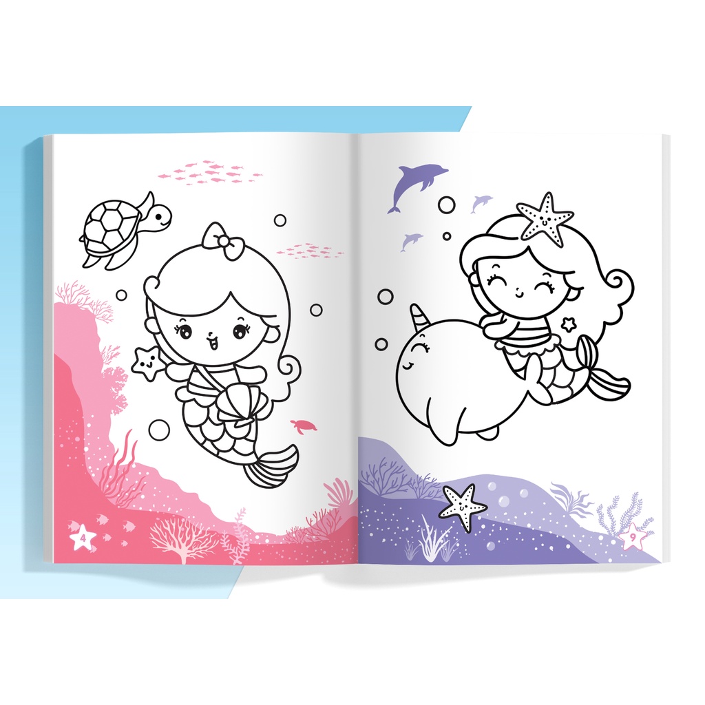 Sách Tô màu diệu kỳ - Nàng tiên cá