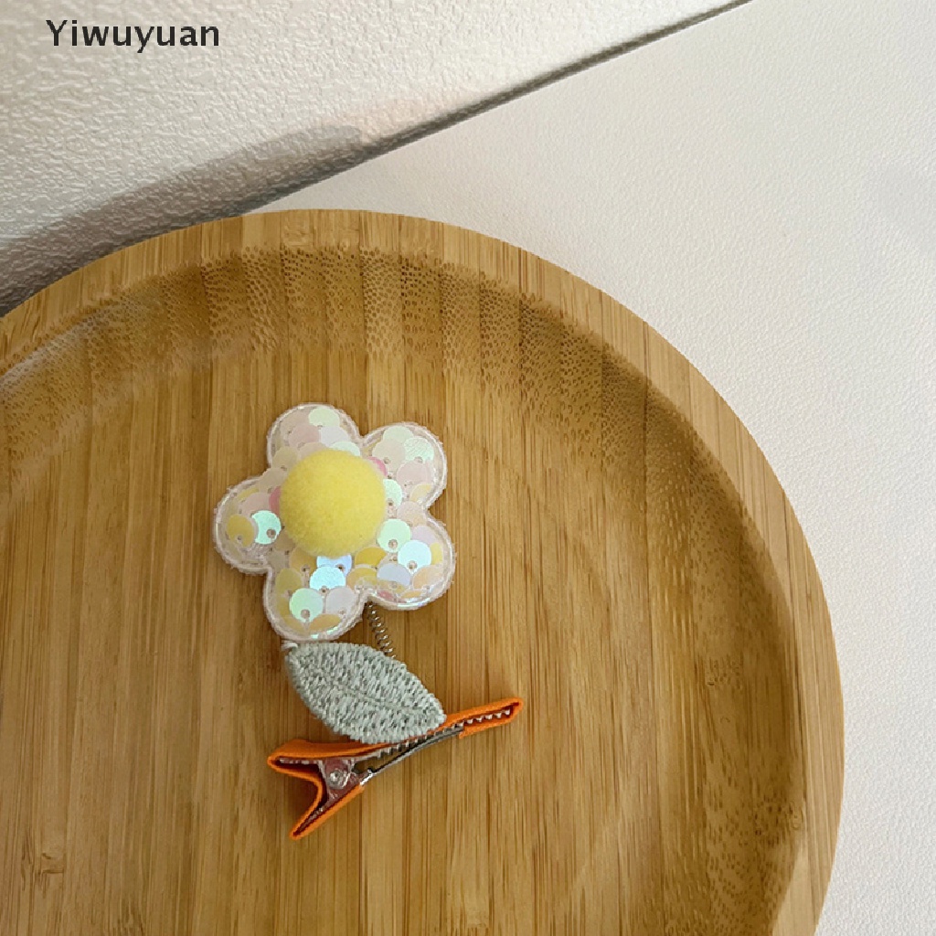 1 Kẹp Tóc Hình Hoa Vui Nhộn Cho Bé Gái