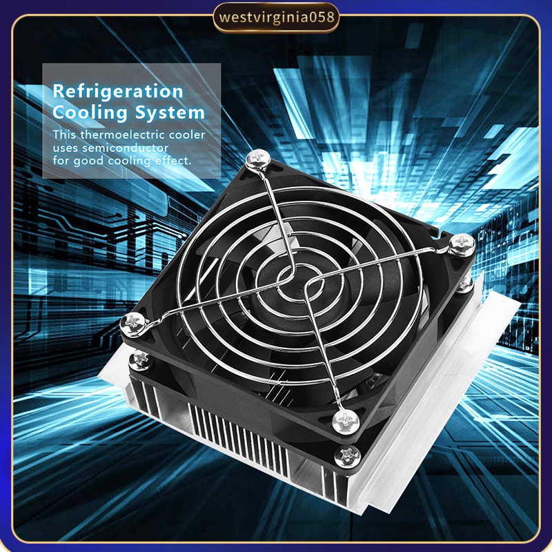 Có thể bán buôn 12V Semiconductor Refrigeration Thermoelectric Peltier Cold Plate Cooler with Fan Westvirginia058 Hàng giao ngay