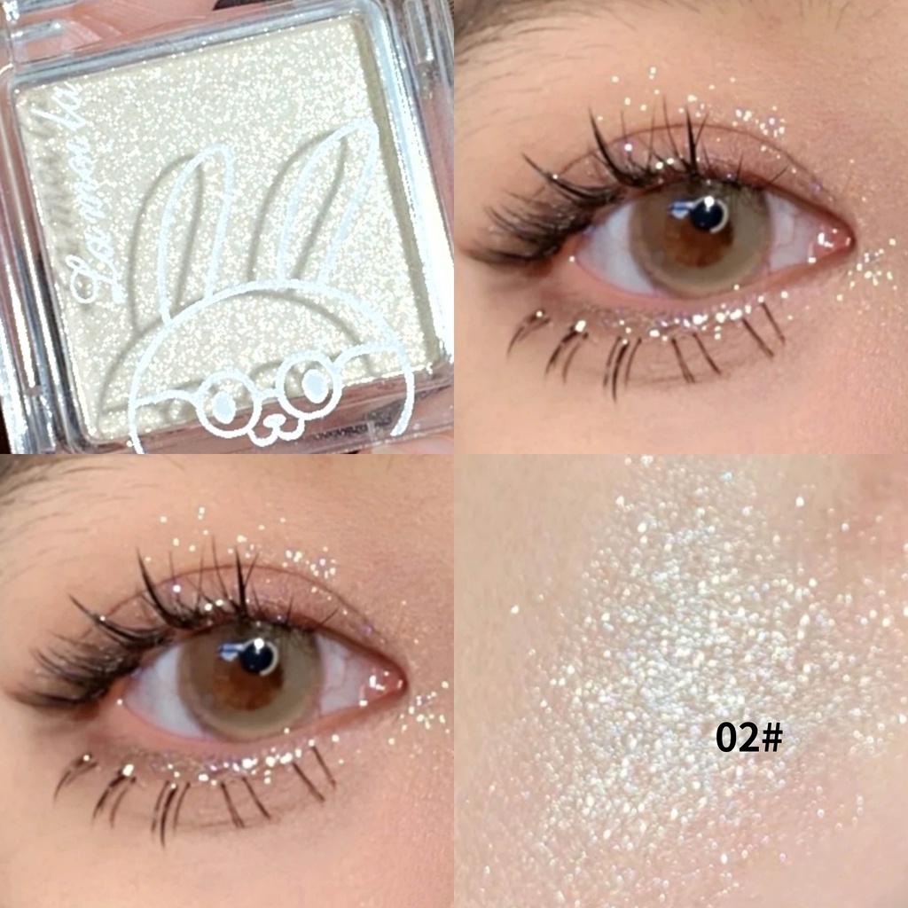 Phấn Bắt Sáng Màu Đơn Sắc Ánh Ngọc Trai Lấp Lánh Không Thấm Nước