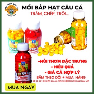 Mồi bắp hạt câu cá , cá trắm , cá chép, ngô ngâm câu cá