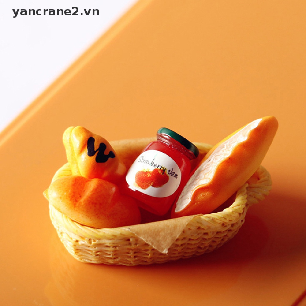 Set 5 Giỏ Bánh Mì Đồ Chơi Trang Trí Nhà Búp Bê yancrane2.vn