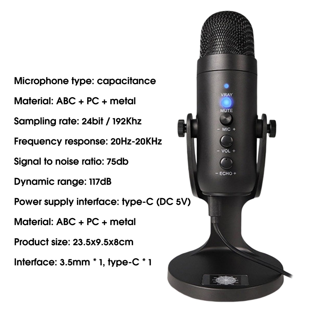 Micro MU900 Độ Nhạy Cao Giảm Tiếng Ồn Thông Minh Giao Diện USB Tiện Dụng Cho Họp / Họp