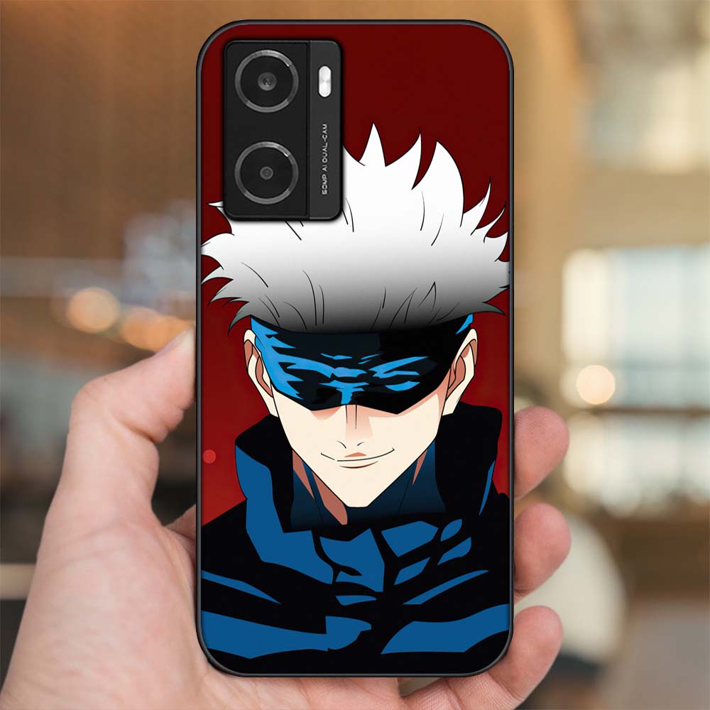 Ốp lưng Samsung A04 viền đen in hình Satoru Gojo Jujutsu Kaisen Chú Thuật Hồi Chiến