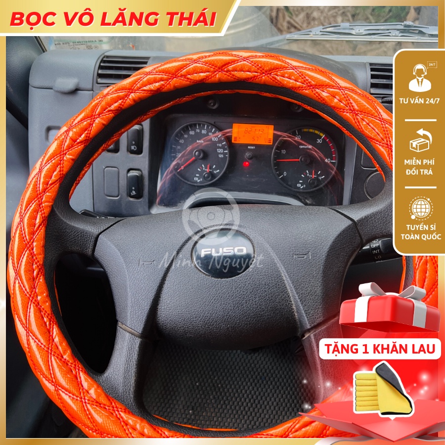 Bọc Vô Lăng Thái Loại 1, bọc vô lăng xe con, xe tải, xe du lịch Phản Quang đủ size 38cm - 49cm
