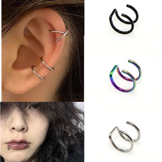 Khuyên Tai Dạng Kẹp Không Cần Bấm Lỗ Bằng Thép Không Gỉ