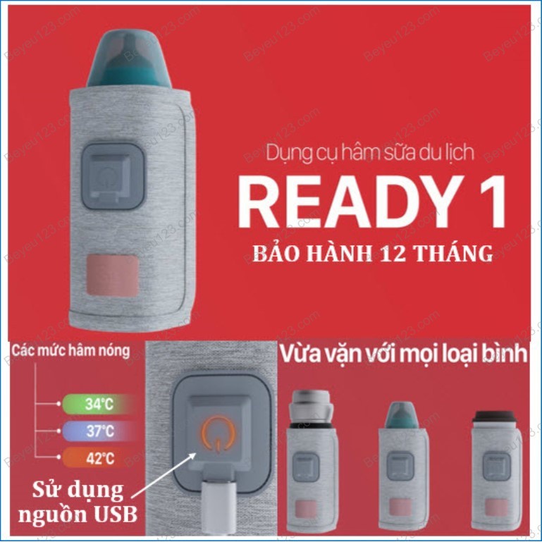 Dụng cụ hâm sữa, ủ sữa xách tay - READY 1 FB3101TN không kèm adaptor - Bảo hành 12 tháng - Chính hãng