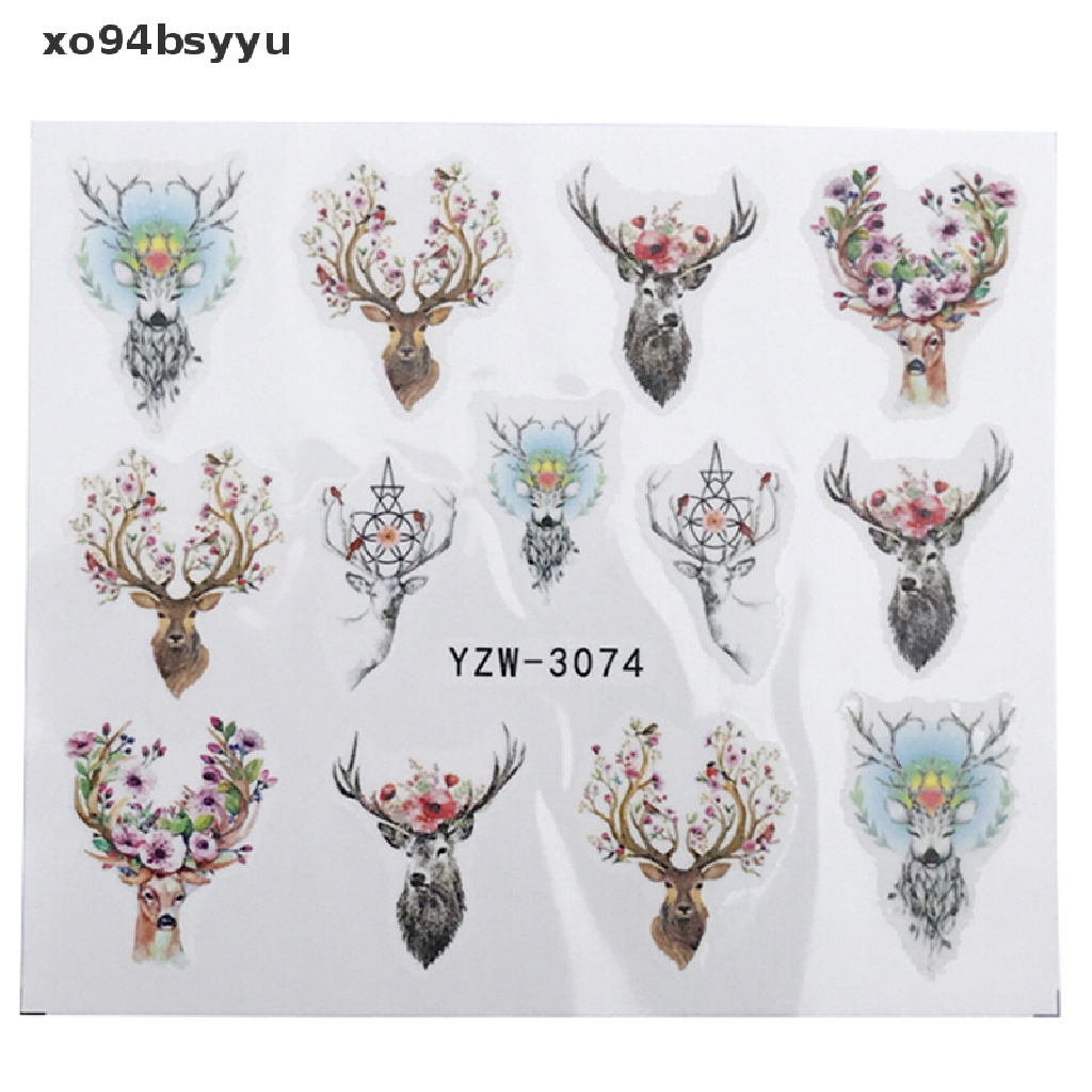 Bộ 2 Miếng Dán Trang Trí Móng Tay Nghệ Thuật Xo94Bsyu VN