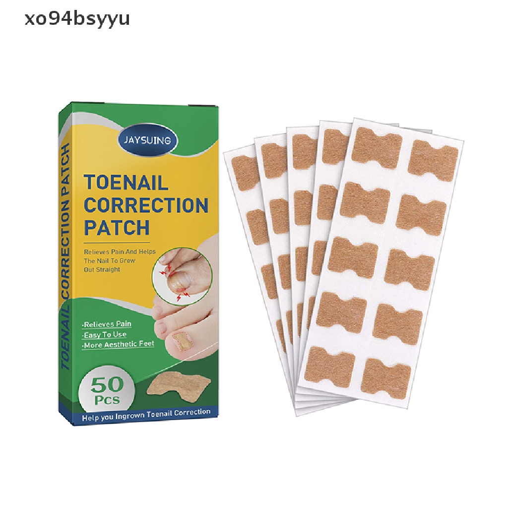 Set 50 Miếng Dán Chỉnh Sửa Móng Chân Xo94Bsyu Tiện Dụng