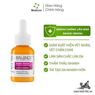Serum Chống Lão Hóa Nọc Rắn Balance Active Formula Snake Venom Wrinkle Freeze
