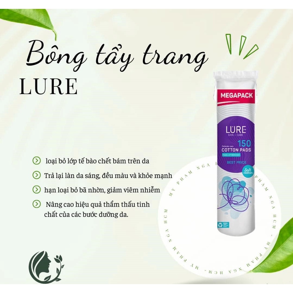 PQS - Bông tẩy trang Lure Nga 120m - 150m