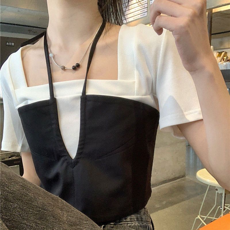 Áo Thun COZOK Ngắn Tay Thời Trang Hàn Quốc Cho Nữ