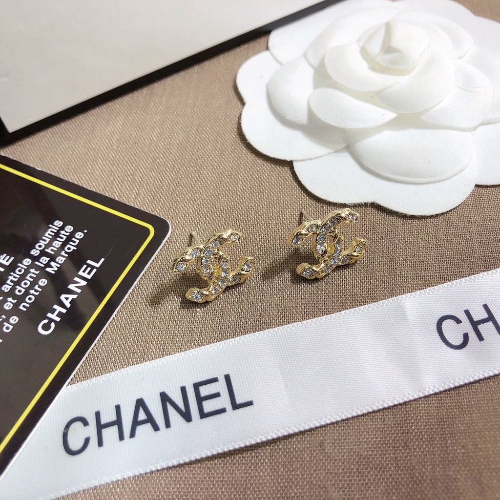 Bông Tai Bằng Thép Titan Hình Chữ Thời Trang Cho Nữ