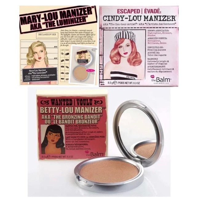 Bắt sáng má Khối Mắt The Balm sizeFull 8.5gr box