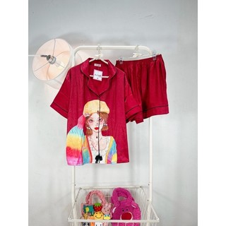 Đồ bộ bigsize Pyjama Lụa xước thiết kế 60-90kg