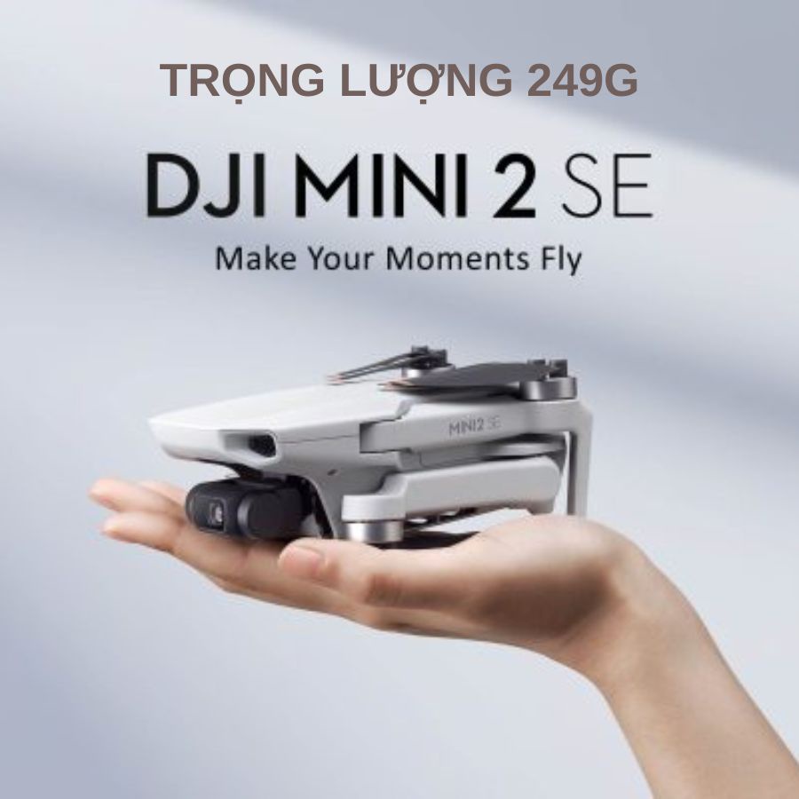 Combo Flycam DJI Mavic Mini 2 SE / Mini SE - Máy bay camera ổn định 3 trục, bay 10km thời gian bay 31 phút bản nâng cấp